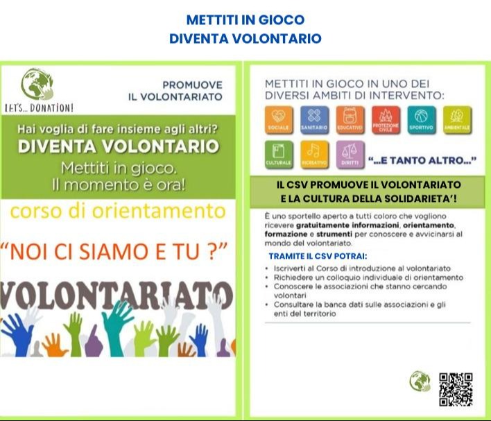 Servizio di orientamento e formazione al volontariato di Alessandria