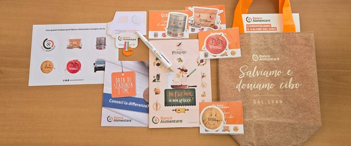 Gadget fisici di Banco Alimentare